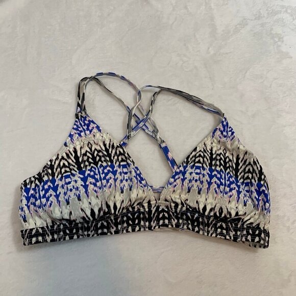 Athleta triangle strappy adjustable bikini top - Size Medium - Picture 1 of 7